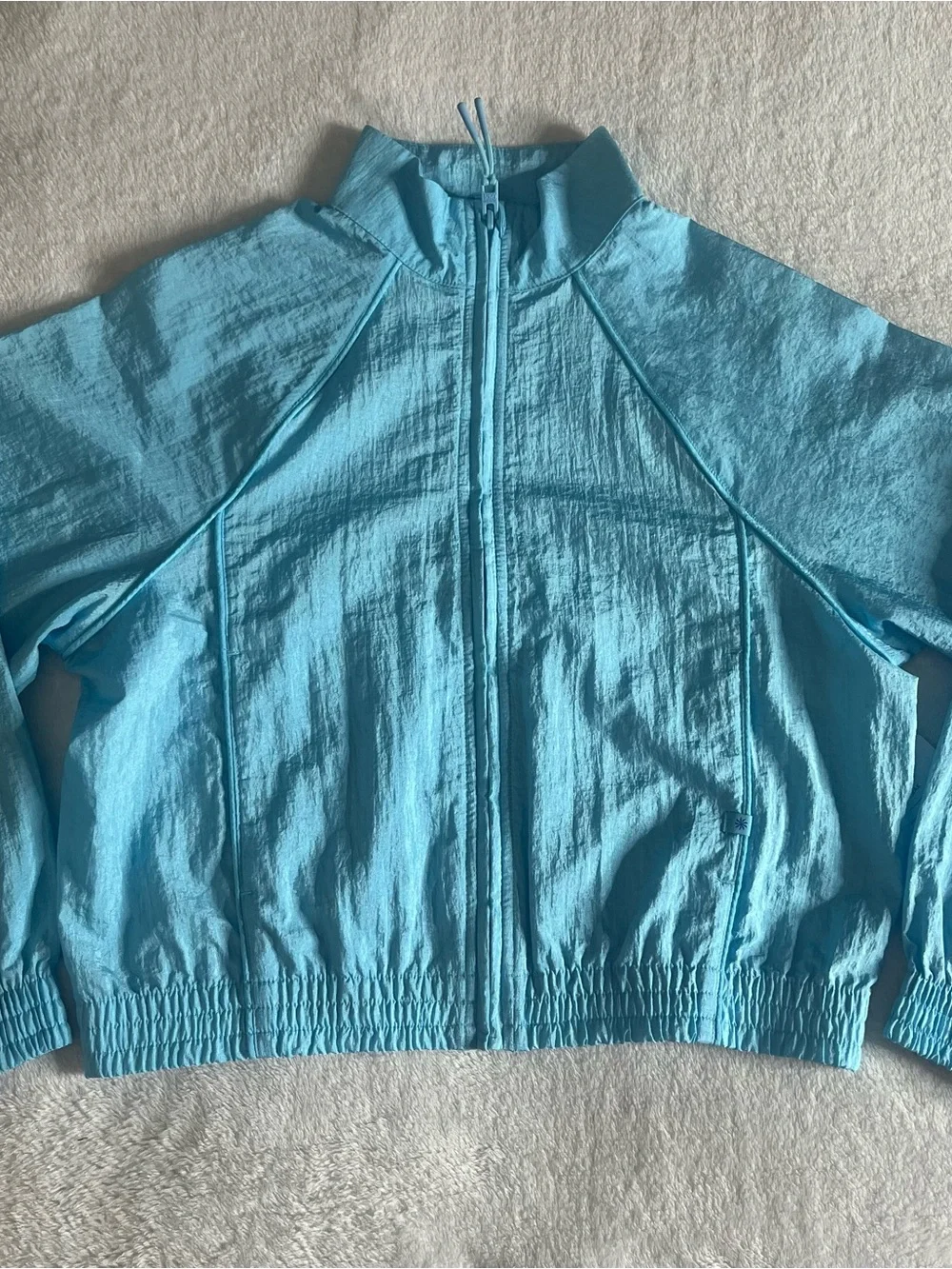 Athleta Light Blue Girls‎ Windbreaker Jacket - Picture 12 of 15